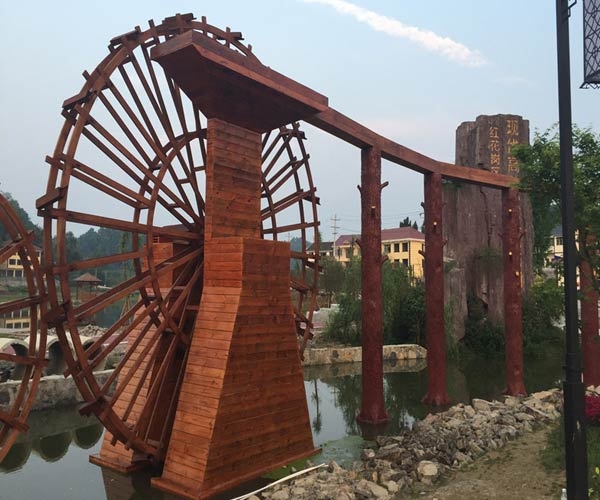 泸州防腐木水车
